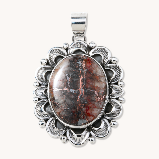 Copper-Infused Agate Pendants
