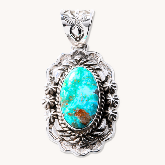 Statement Turquoise Pendants