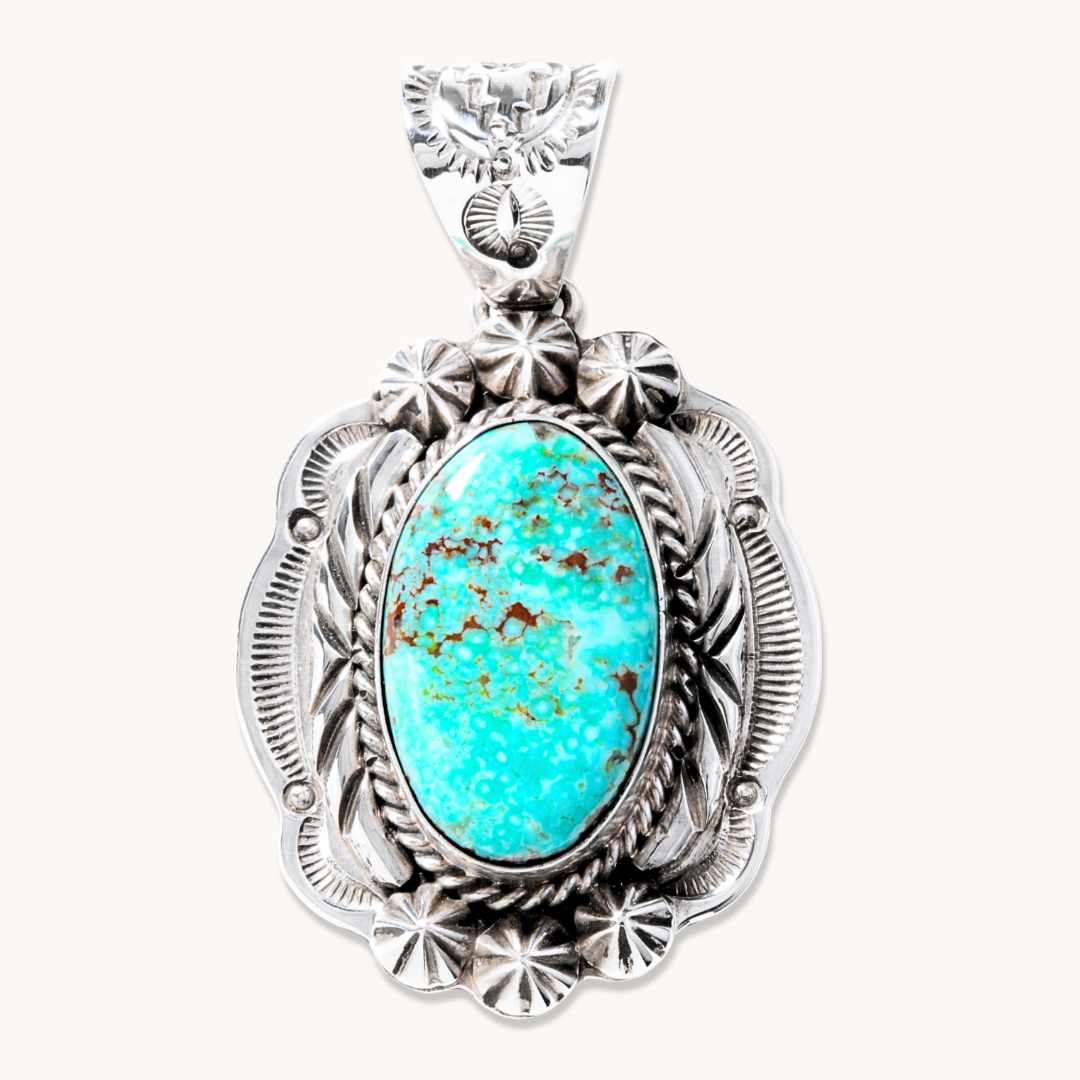 Statement Turquoise Pendants