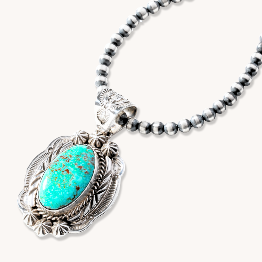 Statement Turquoise Pendants