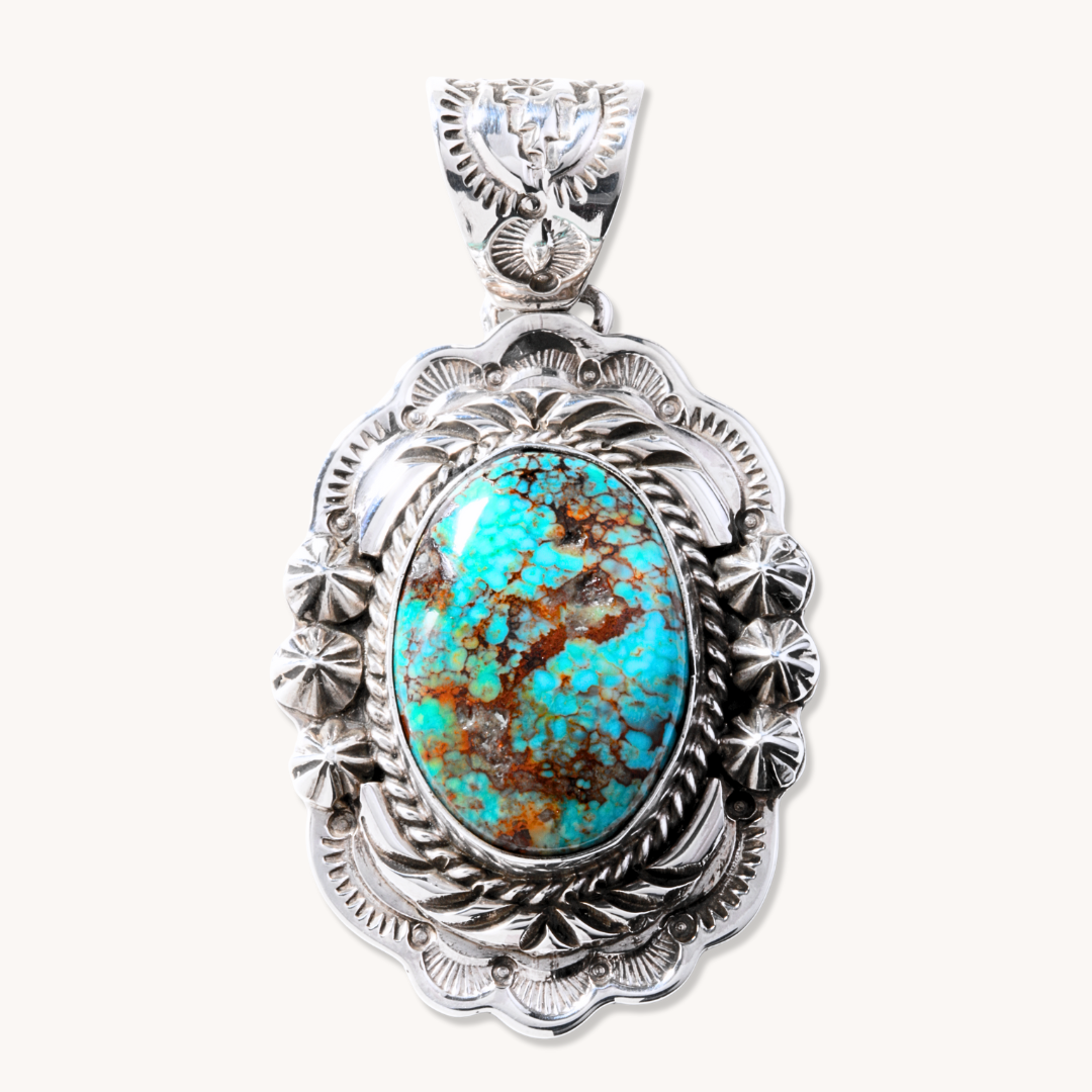 Statement Turquoise Pendants