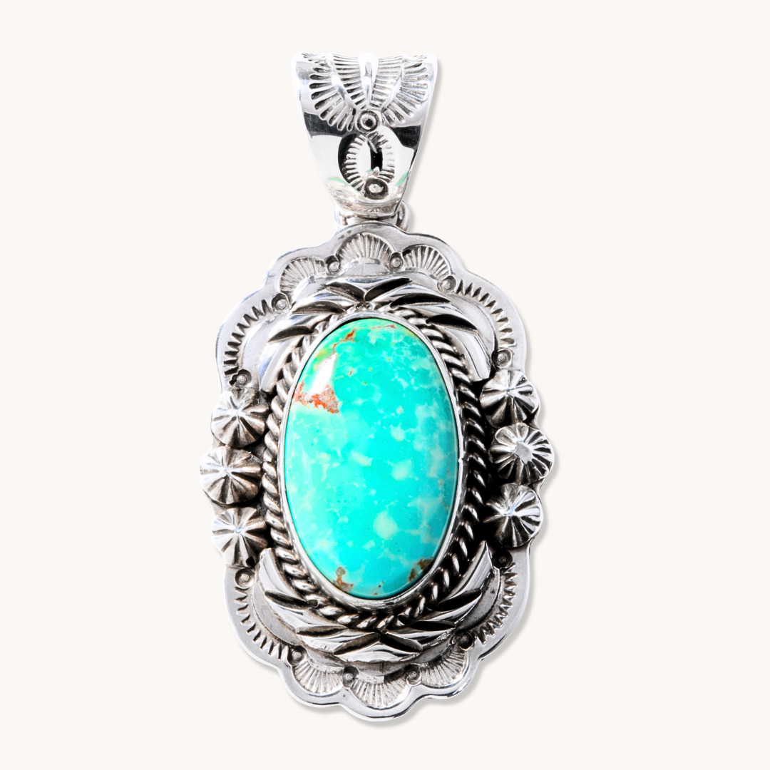 Statement Turquoise Pendants