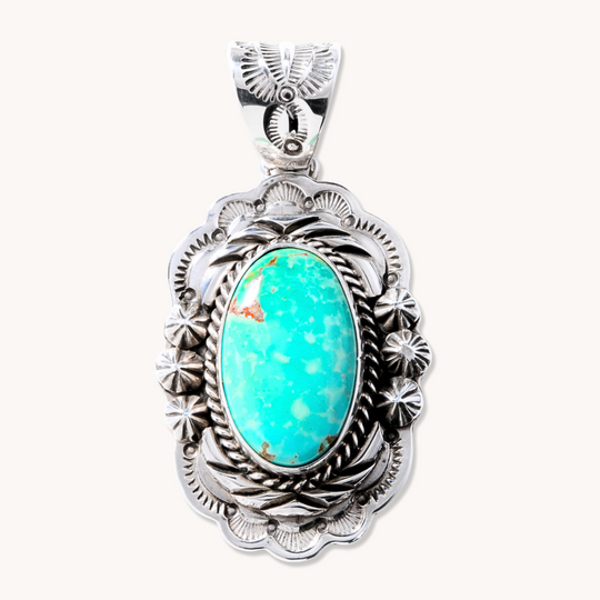 Statement Turquoise Pendants