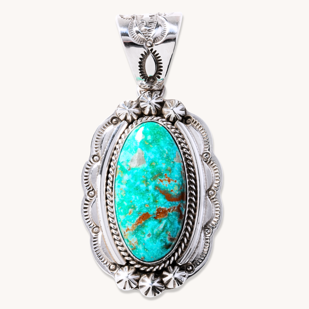 Statement Turquoise Pendants