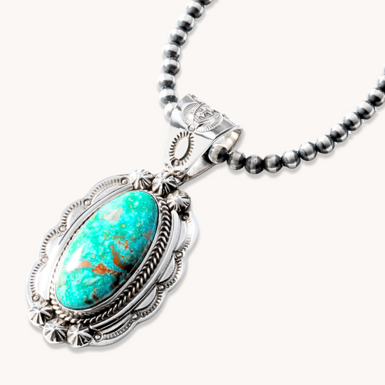 Statement Turquoise Pendants