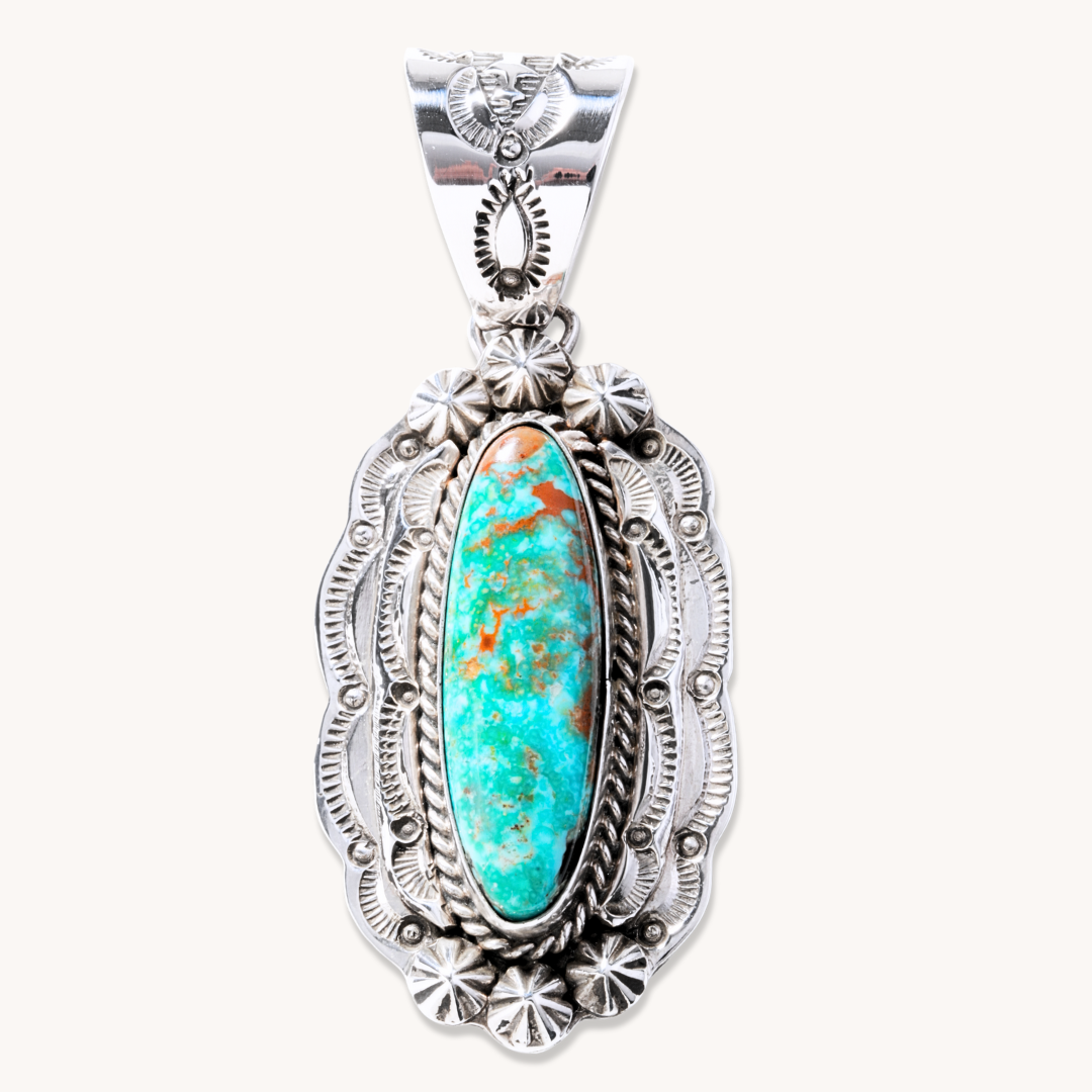 Statement Turquoise Pendants