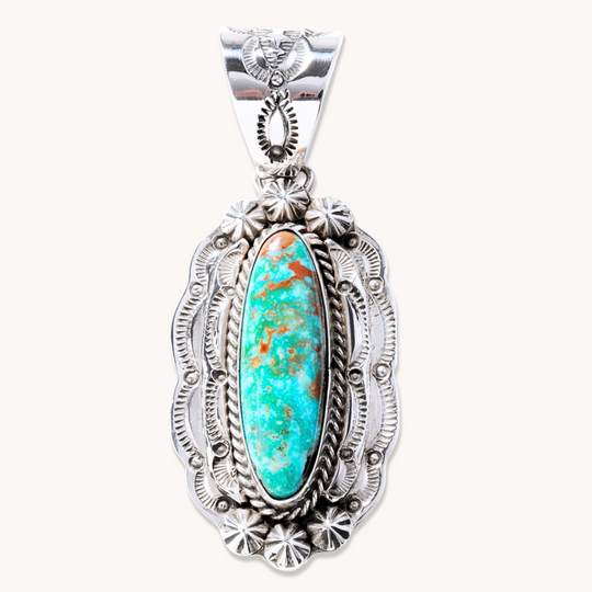 Statement Turquoise Pendants