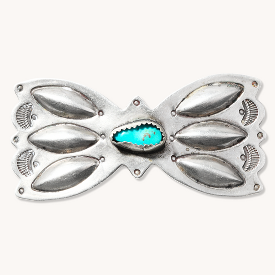 Butterfly Concho Pin with Turquoise