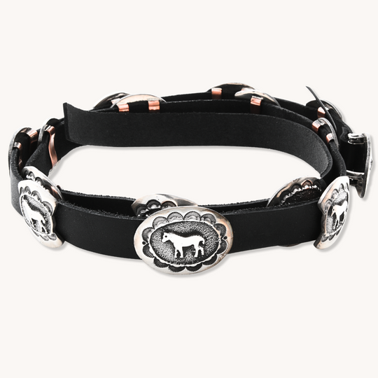 Horse Overlay Concho Belt