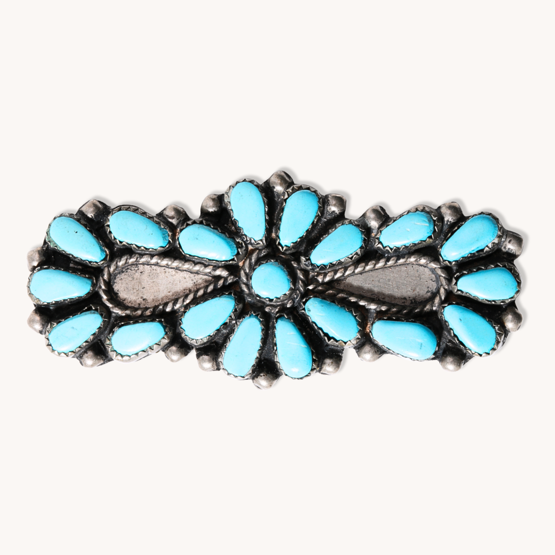 Turquoise Cluster Pin
