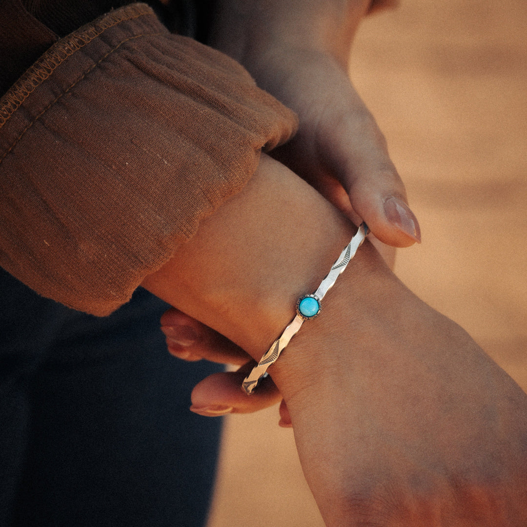 Stamp Dancer: Turquoise Rio Stacker Bracelet