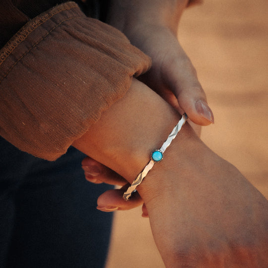Stamp Dancer: Turquoise Rio Stacker Bracelet