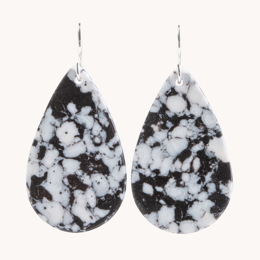 Radiante: Upcycled White Buffalo Earrings – T.Skies Jewelry
