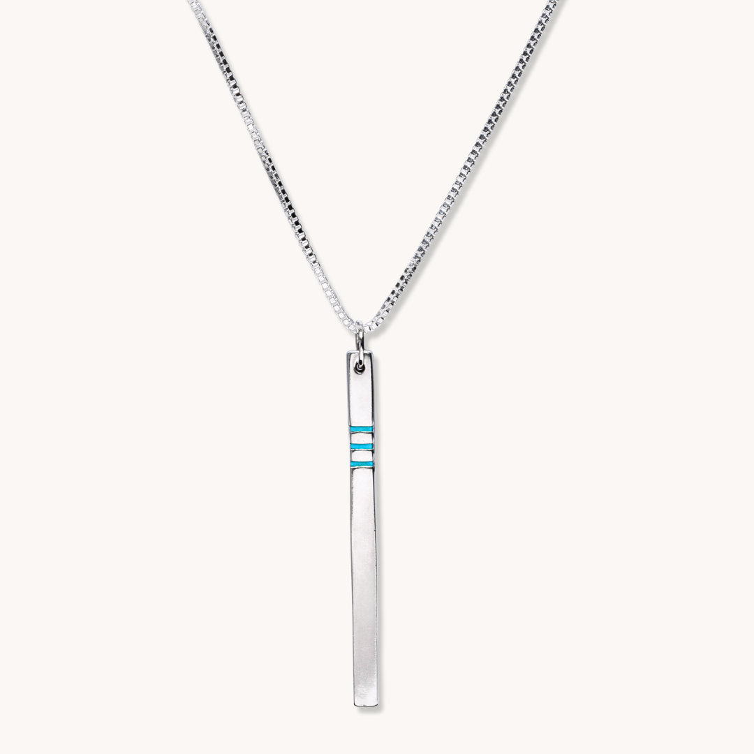 Long Silver Drop Necklace by TSkies – T.Skies Jewelry
