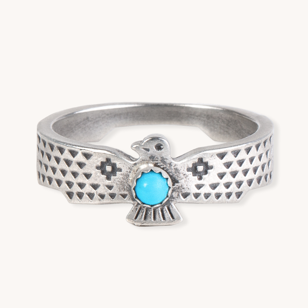 Turquoise Thunderbird Rising Ring by TSkies