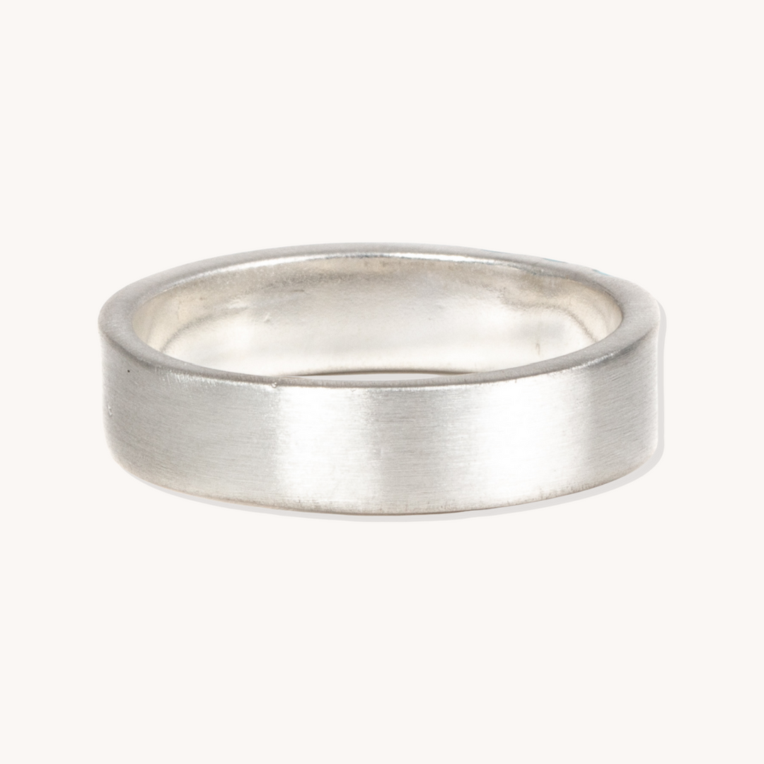 Turquoise Wedding Band Ring | T.Skies Jewelry