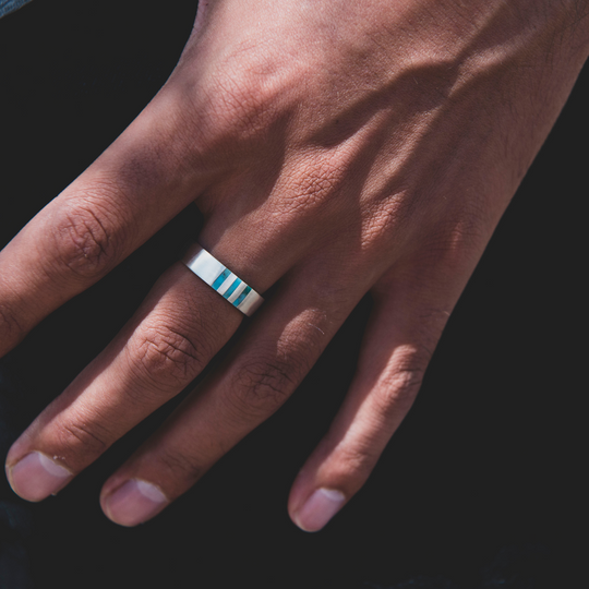 Sterling Silver Men's Band Ring by TSkies