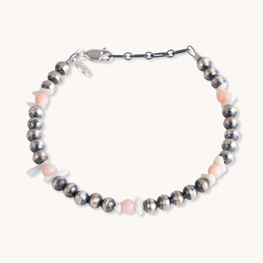 Silver Bead Bracelet by TSkies