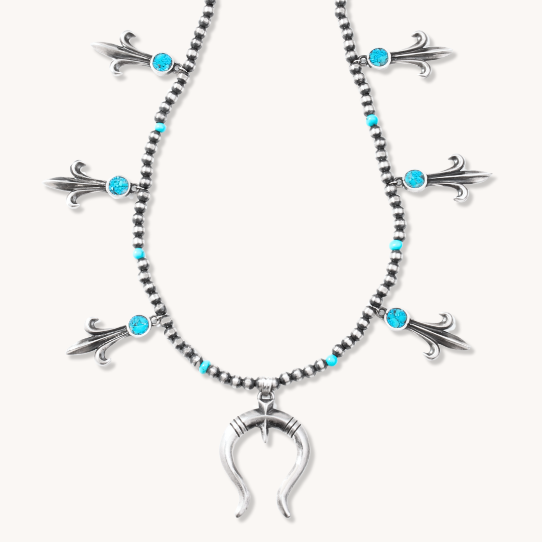 How to Wear a Squash Blossom Necklace