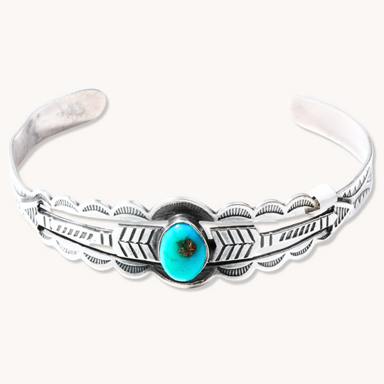1940s Vintage Turquoise Bracelet