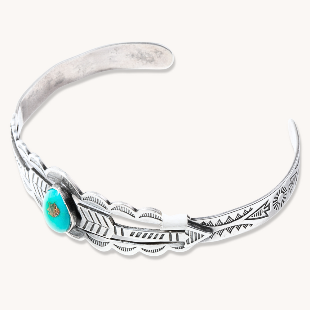 1940s Vintage Turquoise Bracelet
