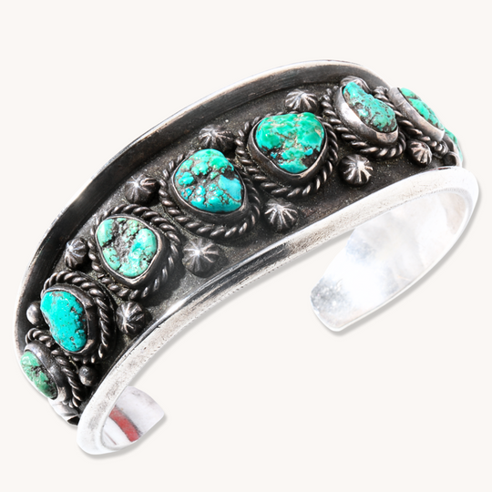 Vintage Turquoise Row Bracelet
