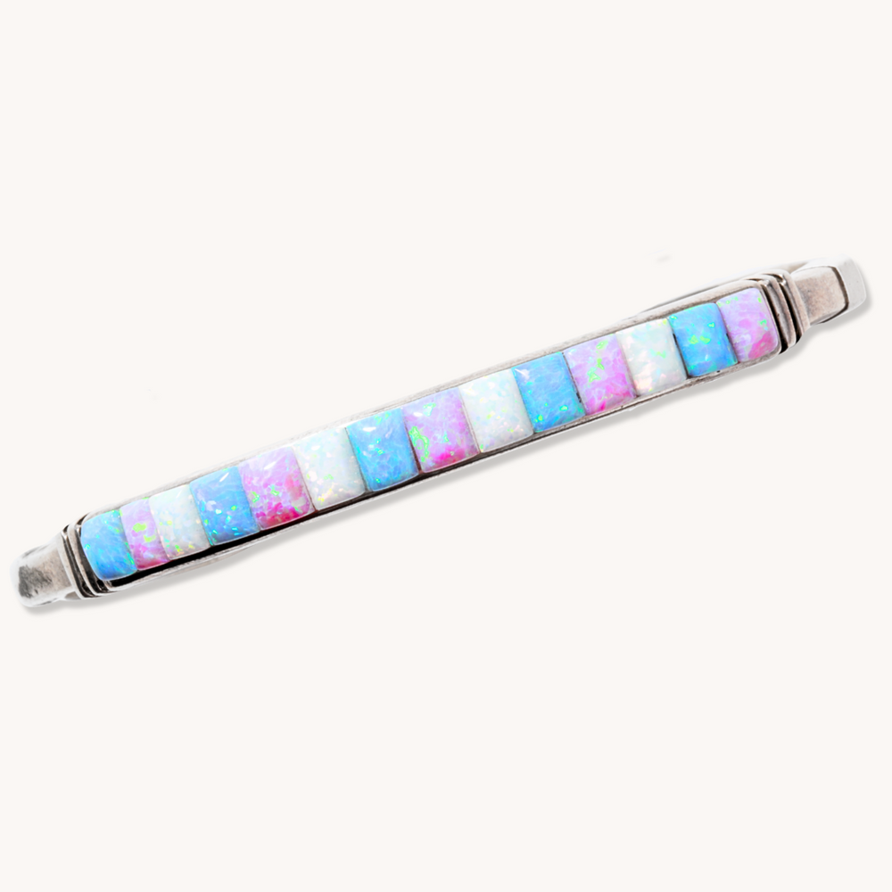 Multicolor Opal Inlay Bracelet