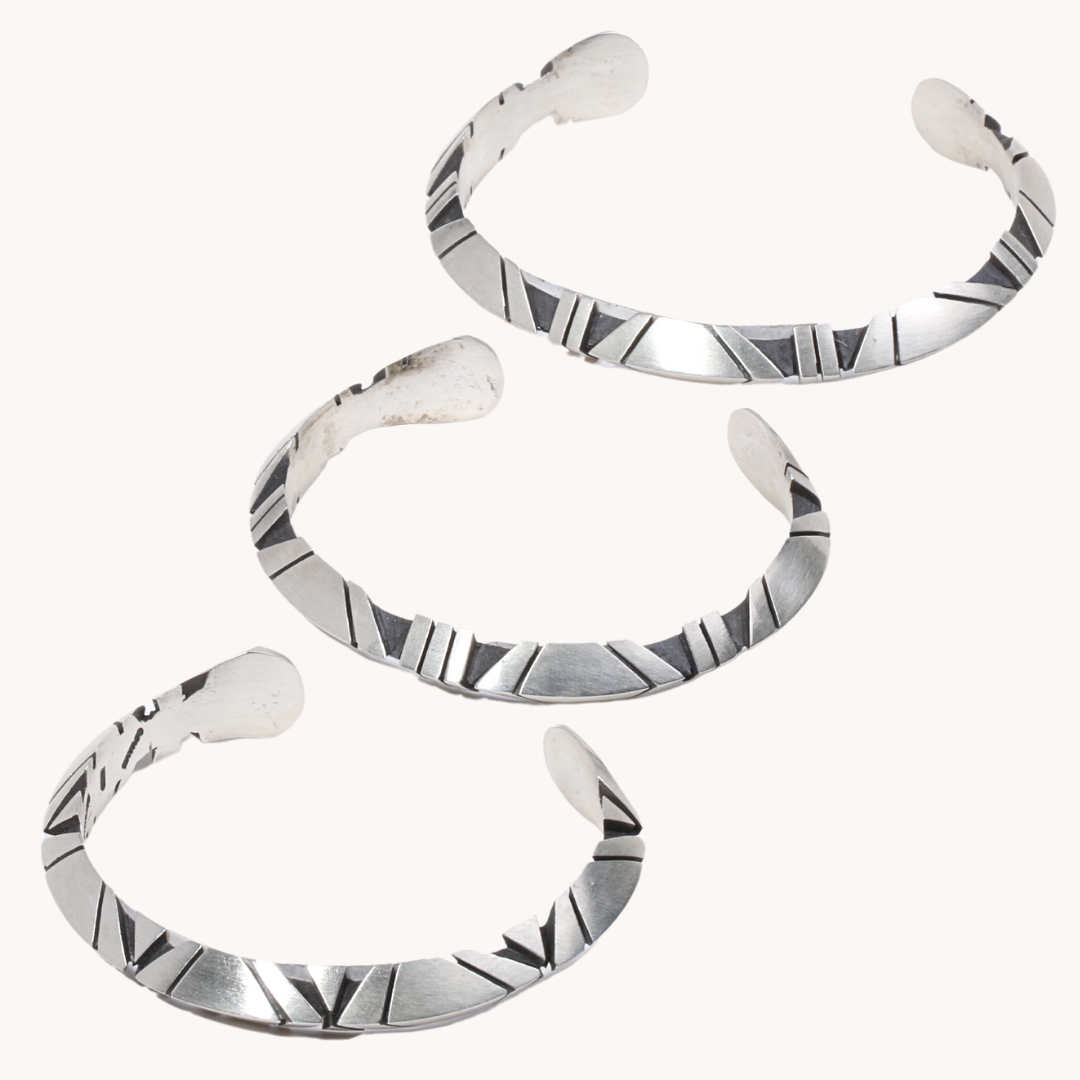 Geometric Cuff Bracelet (Size 7 1/4)