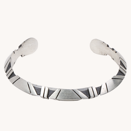 Geometric Cuff Bracelet (Size 7 3/4)