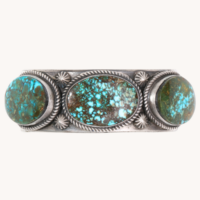 Classic Turquoise Row Cuff