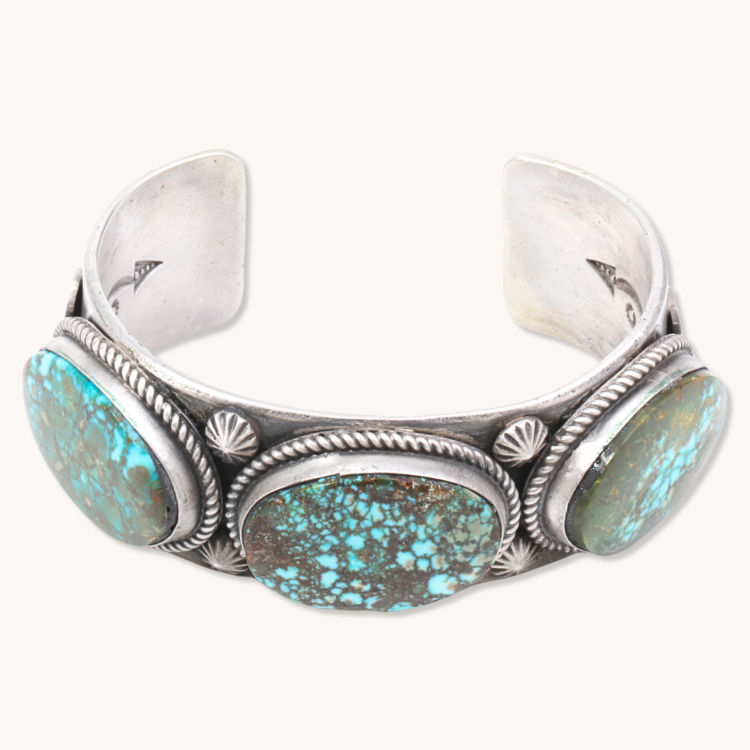 Classic Turquoise Row Cuff