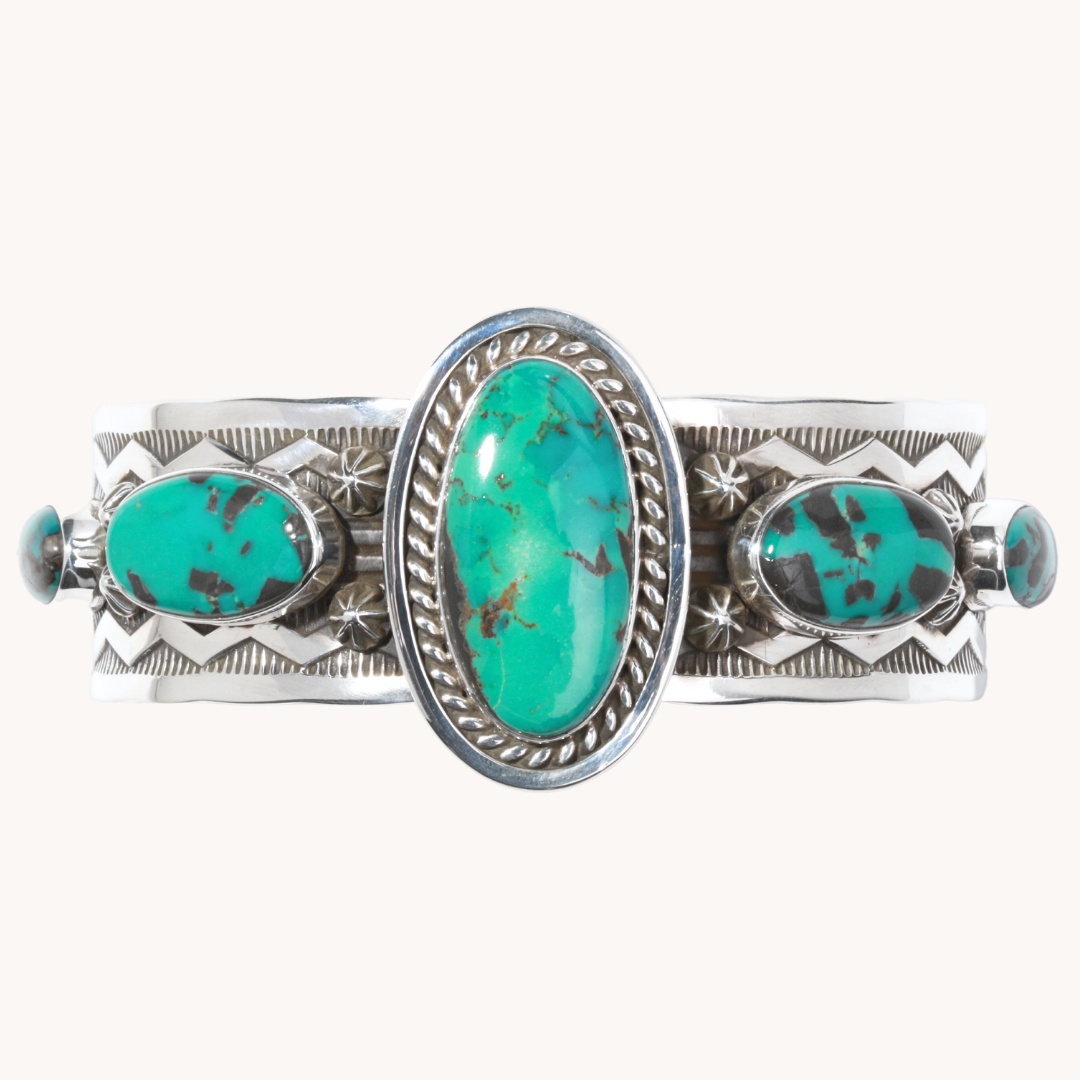 Statement Turquoise Cuff Bracelet