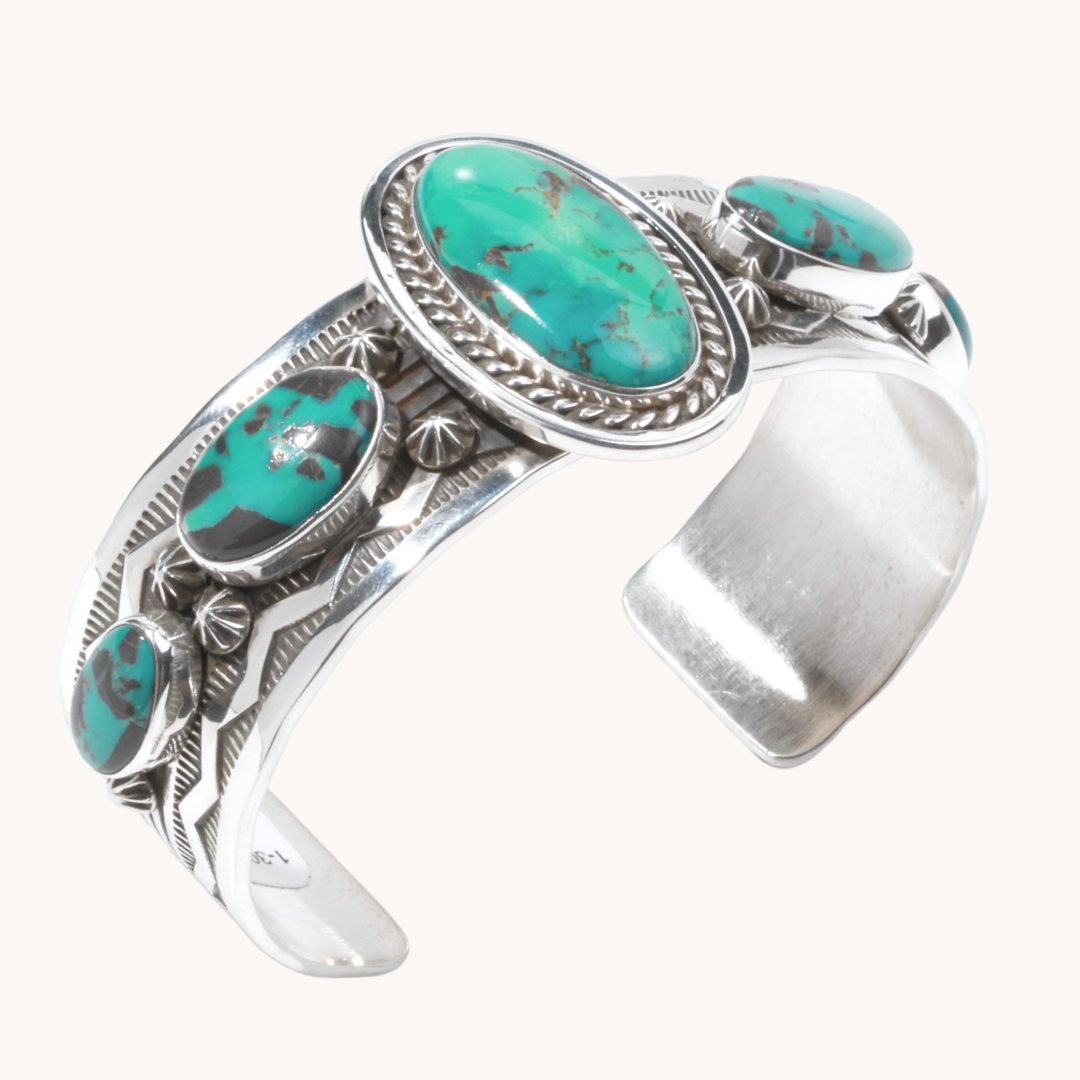 Statement Turquoise Cuff Bracelet