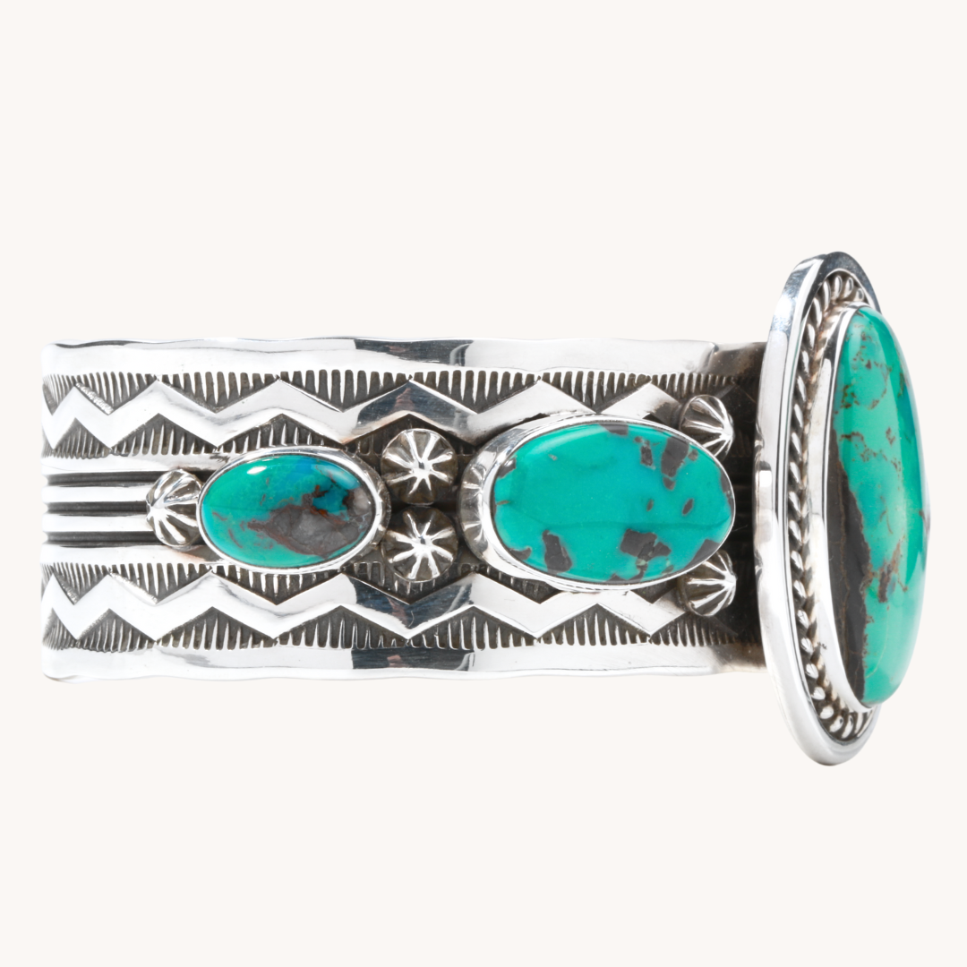 Statement Turquoise Cuff Bracelet