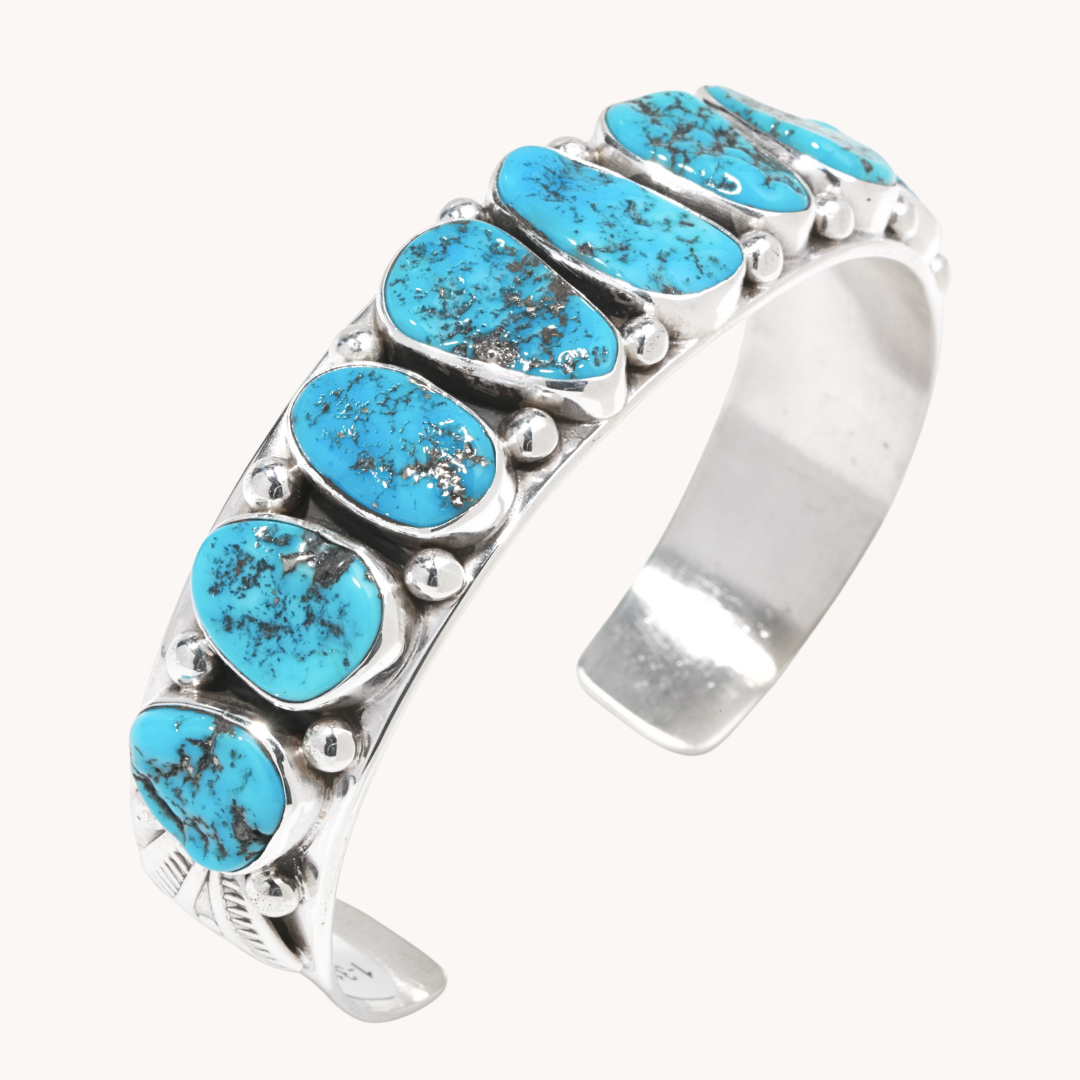 Kingman Turquoise Row Bracelet