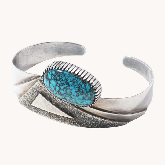 Contemporary Turquoise Cuff Bracelet