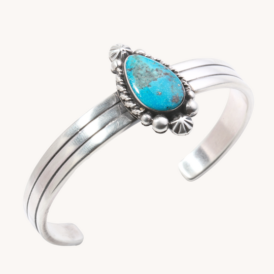 Dainty Turquoise Cuff Bracelet