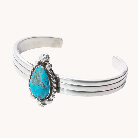 Dainty Turquoise Cuff Bracelet