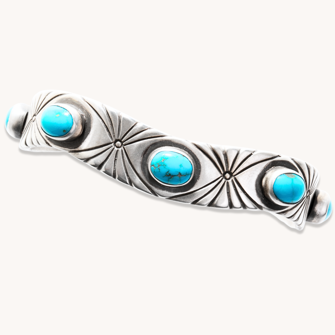 Wave Turquoise Cuff Bracelet