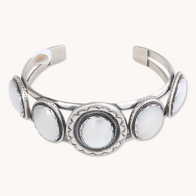 Mother of Pearl Row Bracelet