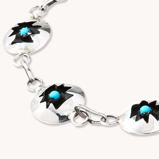 Turquoise Shadowbox Chain Bracelet