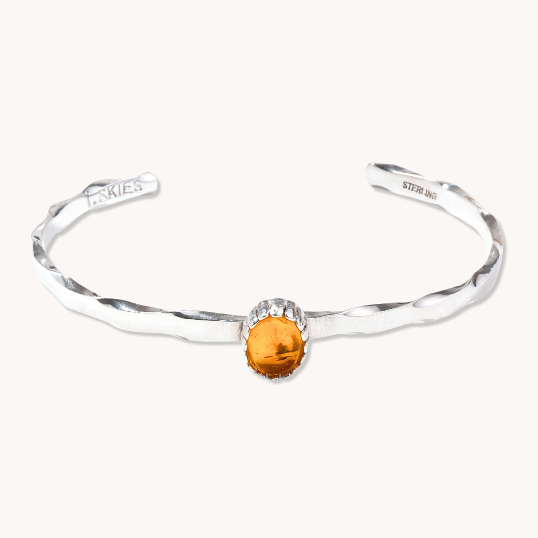 Amber Twist Stackable Bracelet