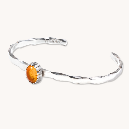 Amber Twist Stackable Bracelet