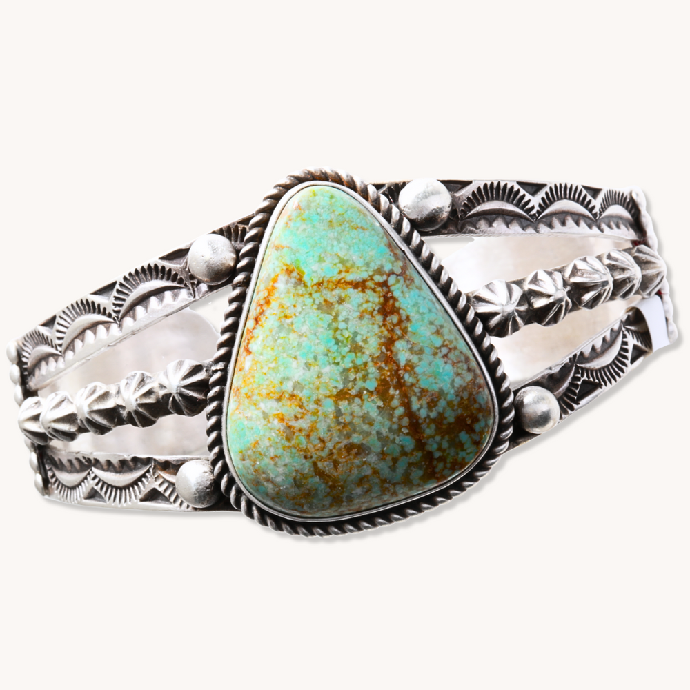 Turquoise 3-Shank Bracelet