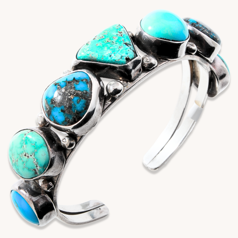 Vintage Turquoise Row Bracelet