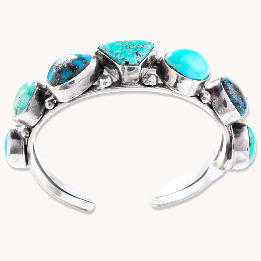 Vintage Turquoise Row Bracelet