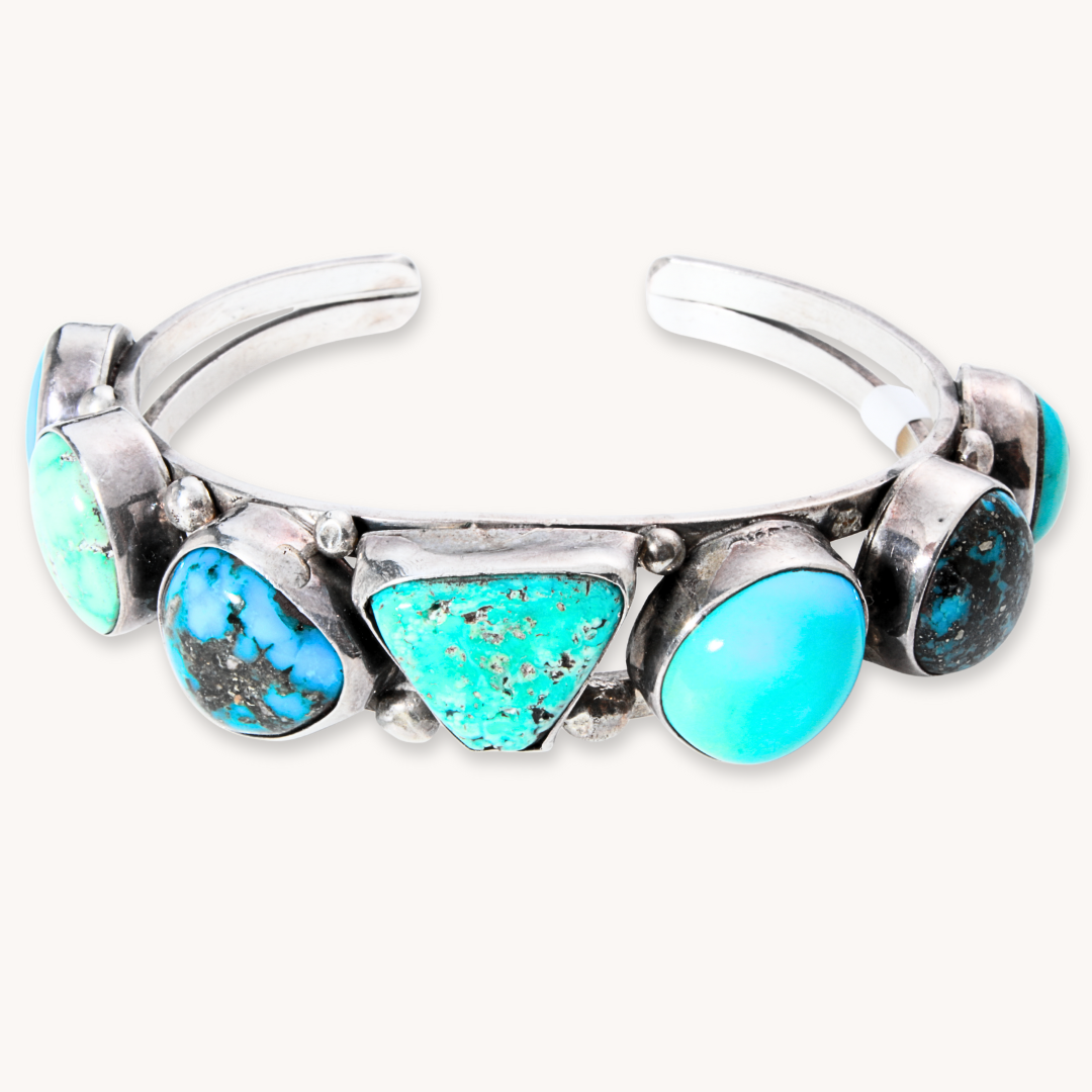 Vintage Turquoise Row Bracelet