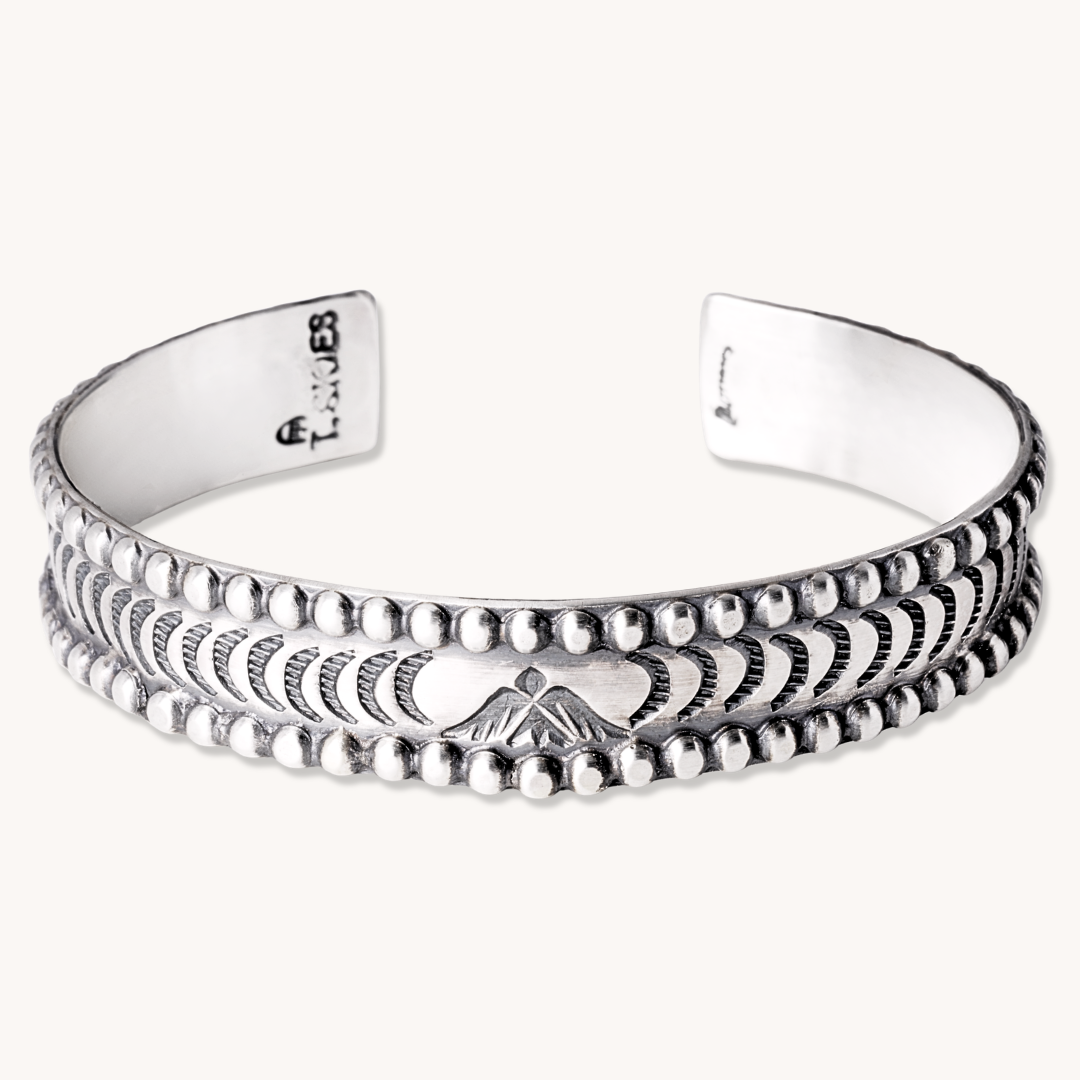 Hand-Stamped Stackable Cuff Bracelet
