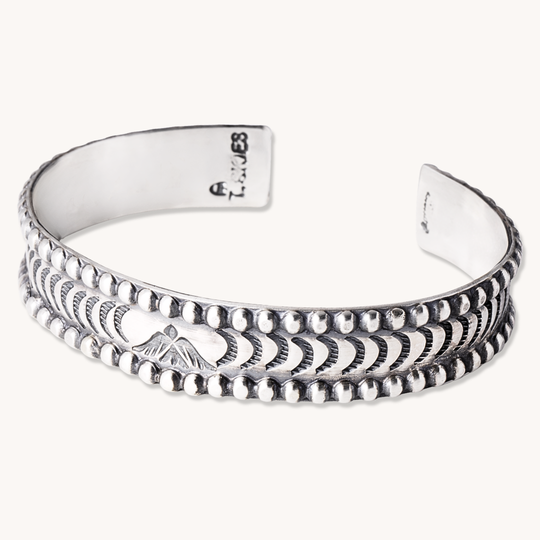 Hand-Stamped Stackable Cuff Bracelet