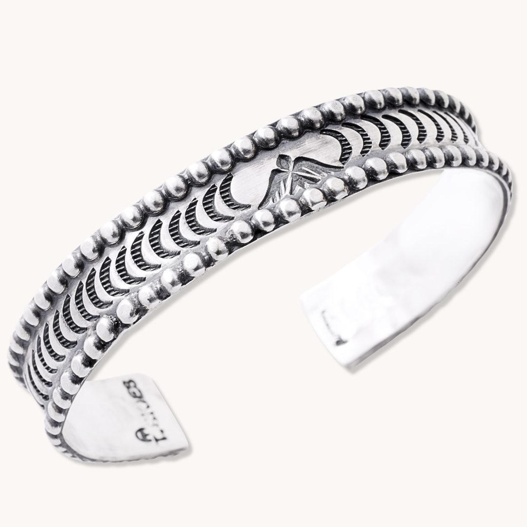 Hand-Stamped Stackable Cuff Bracelet